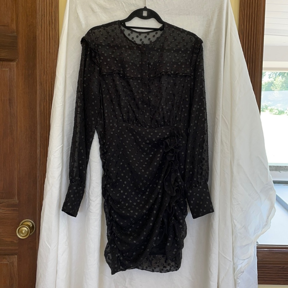 Authentic Isabel marant black sheer dress